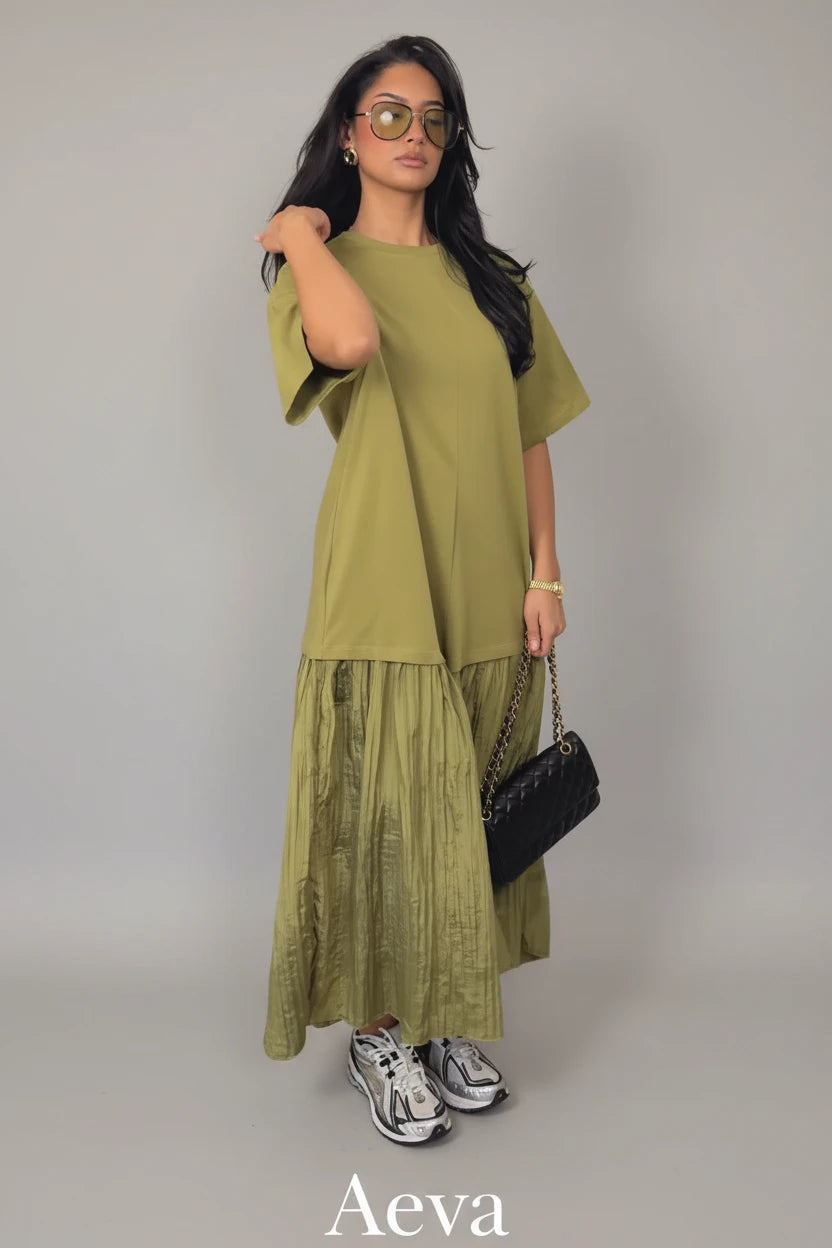 Ensemble Chemise & Pantalon Ample – Tenue Décontractée Femme