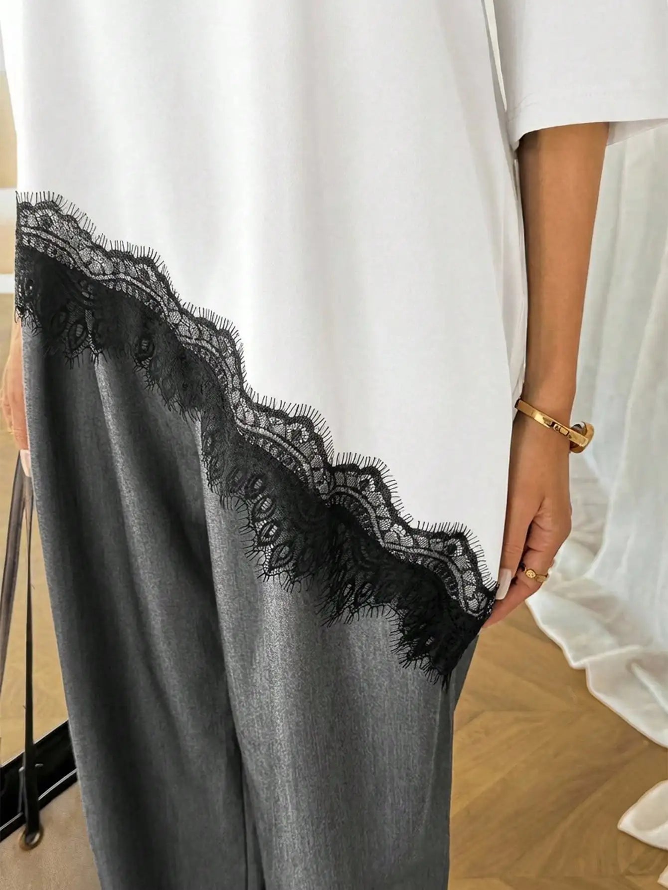T-shirt Ample Femme Imprimé Léopard – Volants & Lacets | Aeva Été 2026