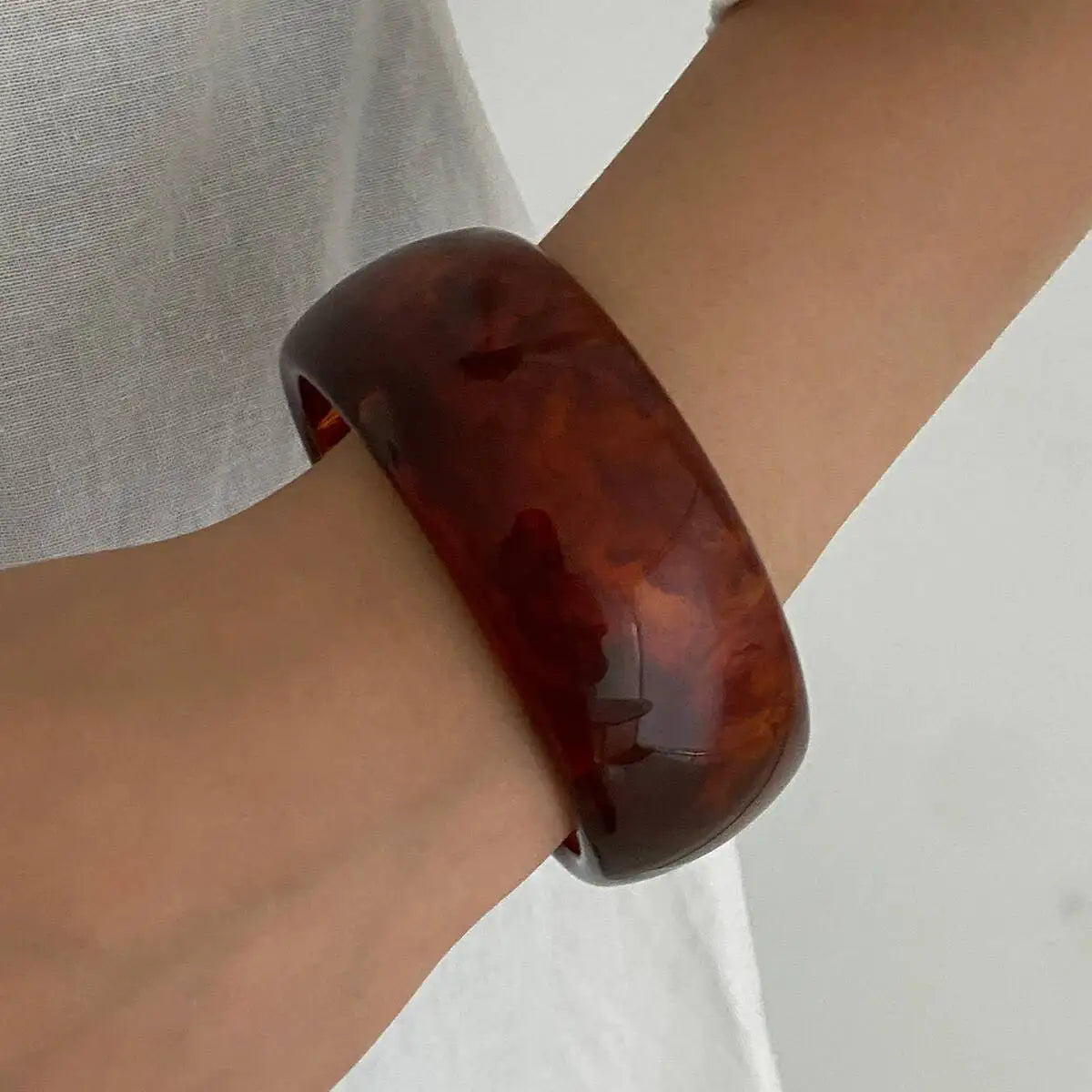 Bracelets Femme Boho – Lot de 3 Styles Résine Acrylique & Métal