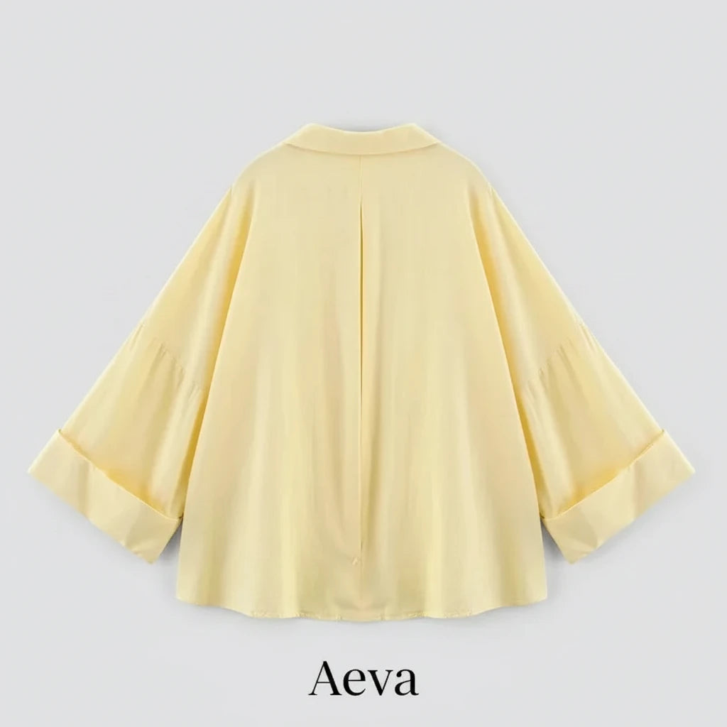 Chemise Rayée Femme – Coupe Ample & Décontractée | Manches Larges