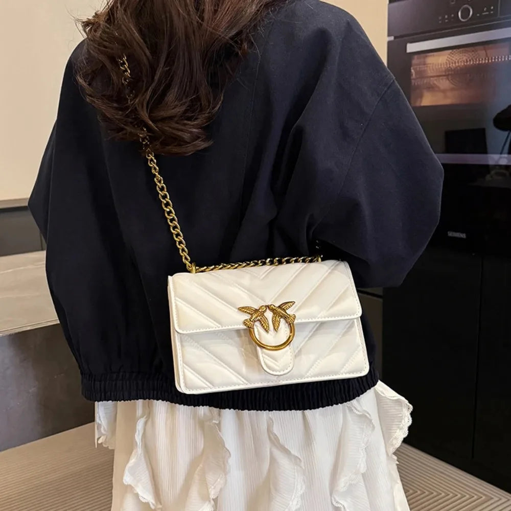 Sac à bandoulière en toile moderne pour femmes, matériau résistant, sangle réglable, idéal pour les accessoires du quotidien