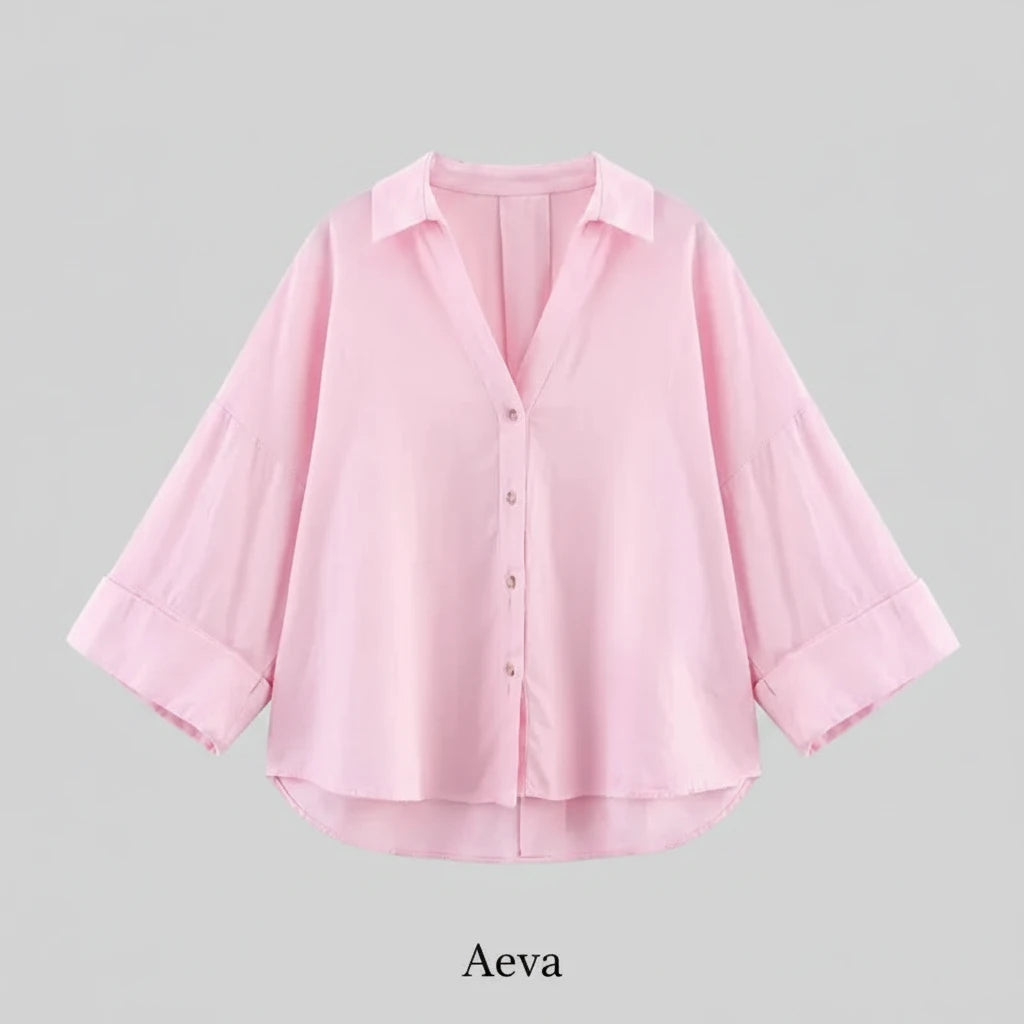 Chemise Rayée Femme – Coupe Ample & Décontractée | Manches Larges