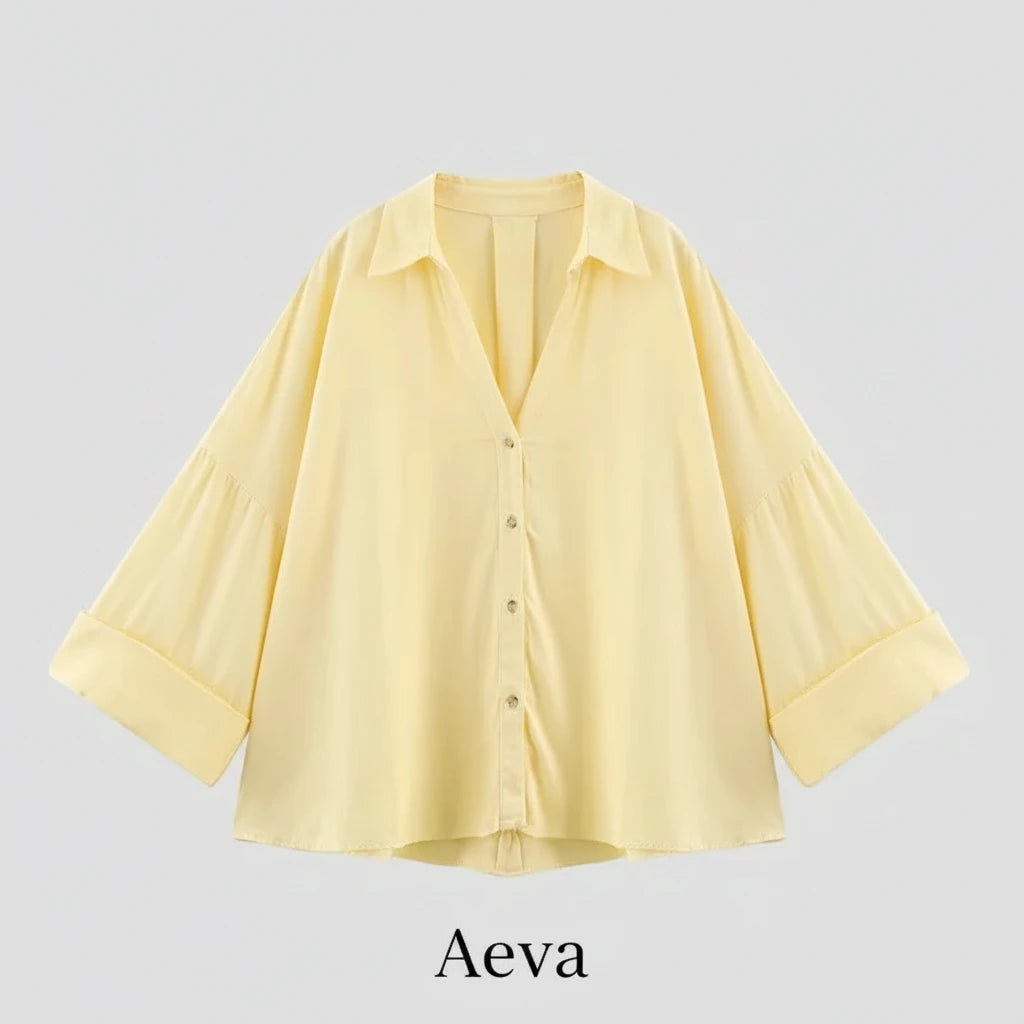 Chemise Rayée Femme – Coupe Ample & Décontractée | Manches Larges